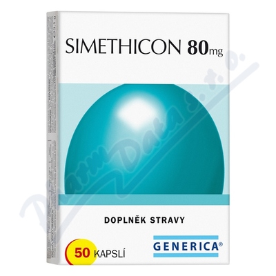 Simethicon 80mg cps.50
