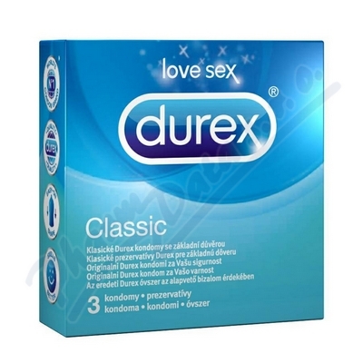 Durex prezervativ Classic 3ks 10426