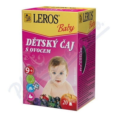 LEROS BABY Dětský čaj s ovocem n.s.20x2g