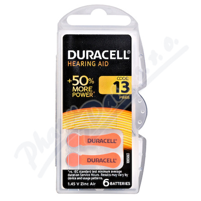 Baterie naslouch.Duracell DA13P6/N6 6ks