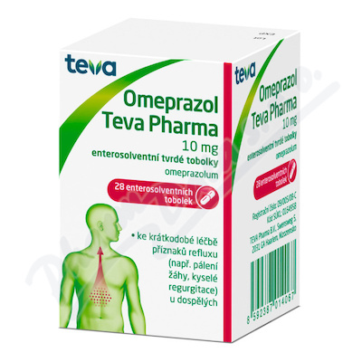 Omeprazol Teva Pharma por.cps.etd.28x10m