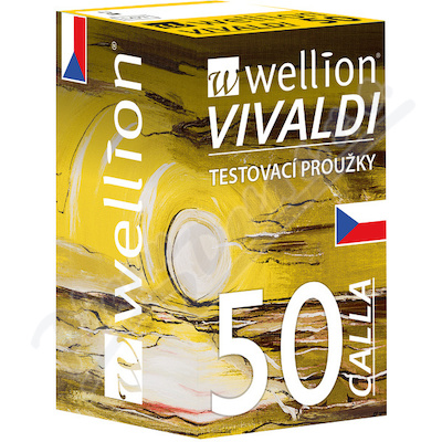Testovací proužky Wellion Vivaldi 50ks