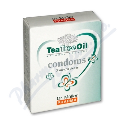 DR.MULLER Tea Tree Oil kondomy, 3 ks