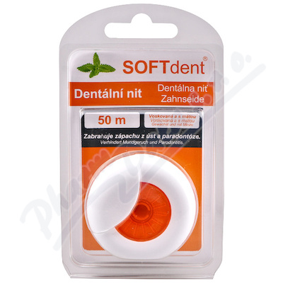 Dentální nit SOFTdent 50m 1ks