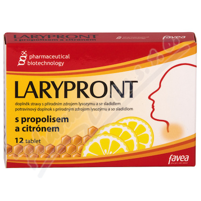 FAVEA Larypront tbl.12 s propol. a citr.