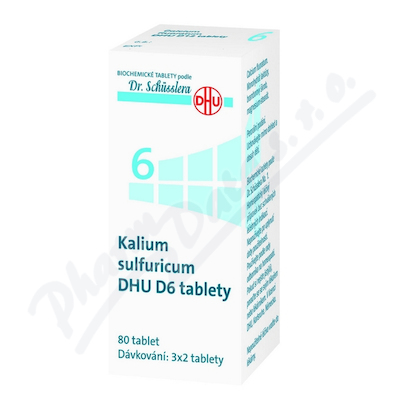 No.6 Kalium sulfuricum DHU D6 80tbl.