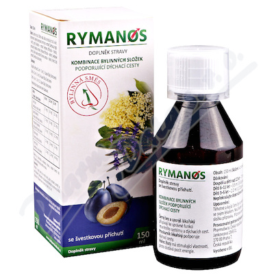 Rymanos sirup 150 ml(švestková příchuť)