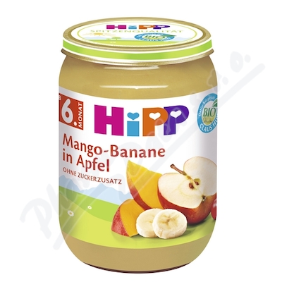 HiPP Bio Jablko+mango+banán 190g 4397-02