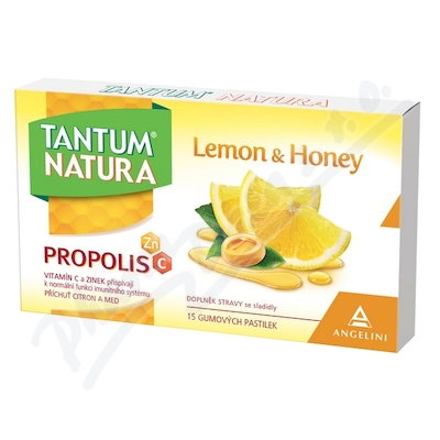 Tantum Natura Lemon&Honey 15 gum.pastil.