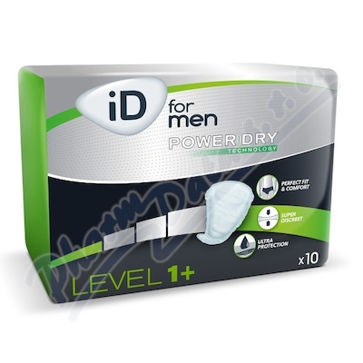 Vložky absorp.iD for men Level 1+ (10