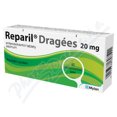 Reparil-Dragees 20mg tbl.ent.40