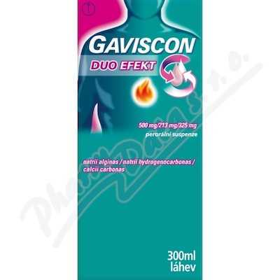 Gaviscon Duo Efekt 500mg/213mg/325mg por