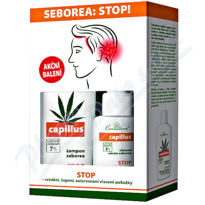 Cannaderm Capillus šampon+sérum seborea DUO-pack