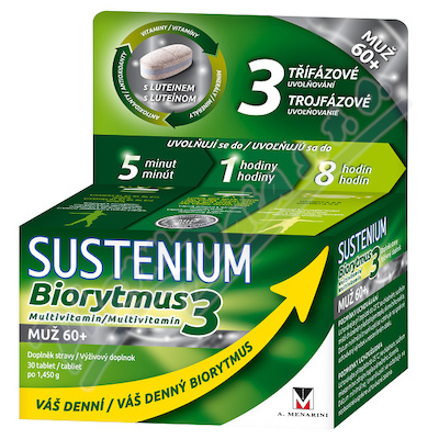 Sustenium Biorytmus 3 multiv.MUŽ60+tbl30