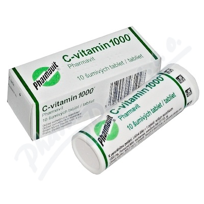 C-vitamin 1000 Pharmavit tbl.eff.10x1000