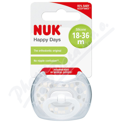 NUK Dudlík HAPPY DAYS,SI,V3 739488