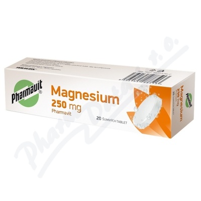 Magnesium 250mg Pharmavit 20 eff.