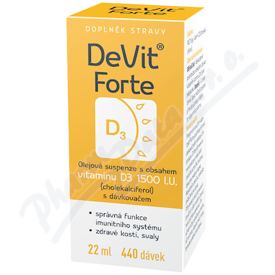 DeVit Forte gtt. 22ml 440 davek 1500 I.U