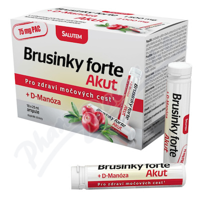 Brusinky Forte Akut 1500mg + D-Manosa 10