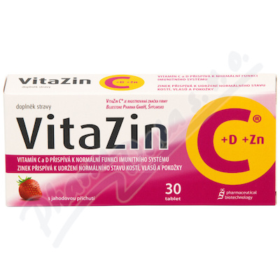 FAVEA VitaZin C+D+Zn jah. příchuť tbl.30