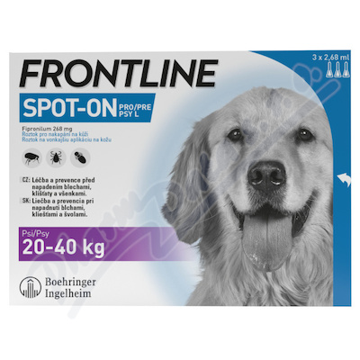 Frontline SpOnDog 20-40kg pipeta3x2.68ml