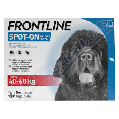 Frontline SpOnDog 40-60kg pipeta3x4.02ml