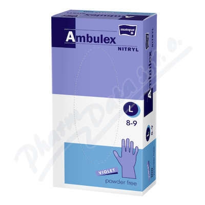 Ambulex Nitryl ruk.nepudr.Violet L 100ks