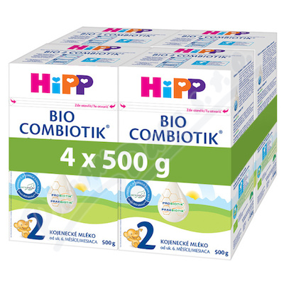 HiPP MLEKO HiPP 2 BIO Combiotik 4x500g