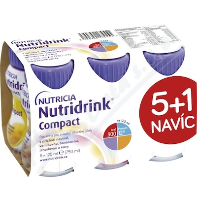 Nutridrink Compact 5+1 por.sol.6x125ml