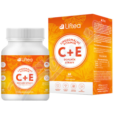 LIFTEA Lipozomalni vitamin C+E tob.60