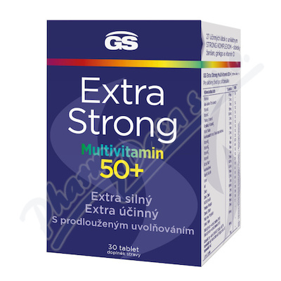 GS Extra Strong Multivitam.50+ tbl.30