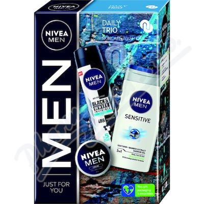 NIVEA MEN BOX Daily Trio set 2023 93360-